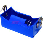 Battery Holder with Fahnestock Clips